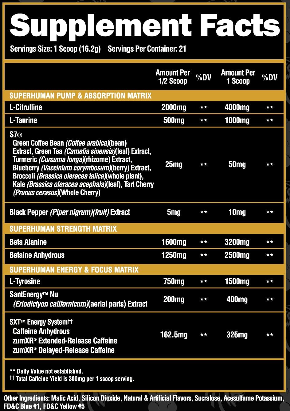 Powerful ALPHA LION Pre Workout Formula for Enhanced Performance and Energy Boost
