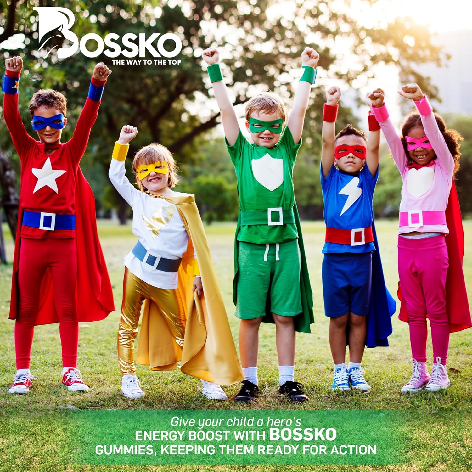 Powerful Antioxidant Bossko Sulforaphane Gummies with Omega 3 Fish Oil & Essential Nutrients - Vegan & Zero Sugar - 90ct