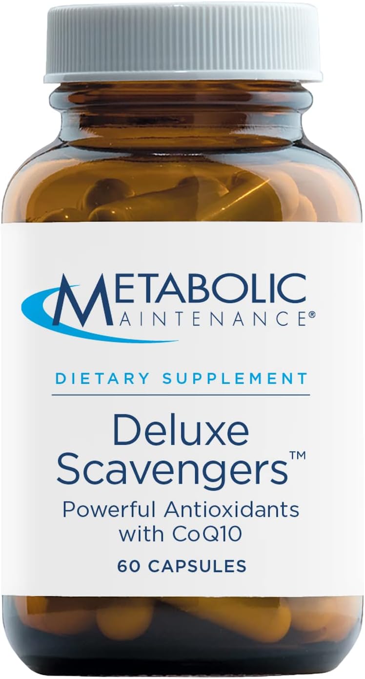 Powerful Antioxidant Supplement with Vitamin C, Glutathione, Pomegranate, CoQ10 - Supports Healthy Vision & Cognition - 60 Capsules