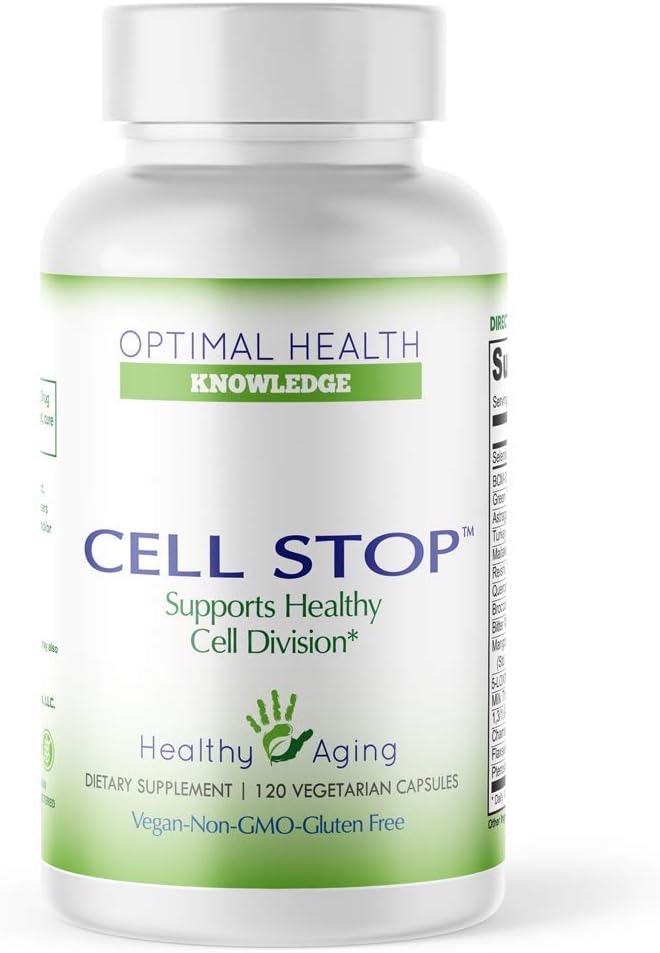 Powerful Cell Division Support Capsules with Reishi Mushroom and Natural Ingredients - 120 Veggie Caps