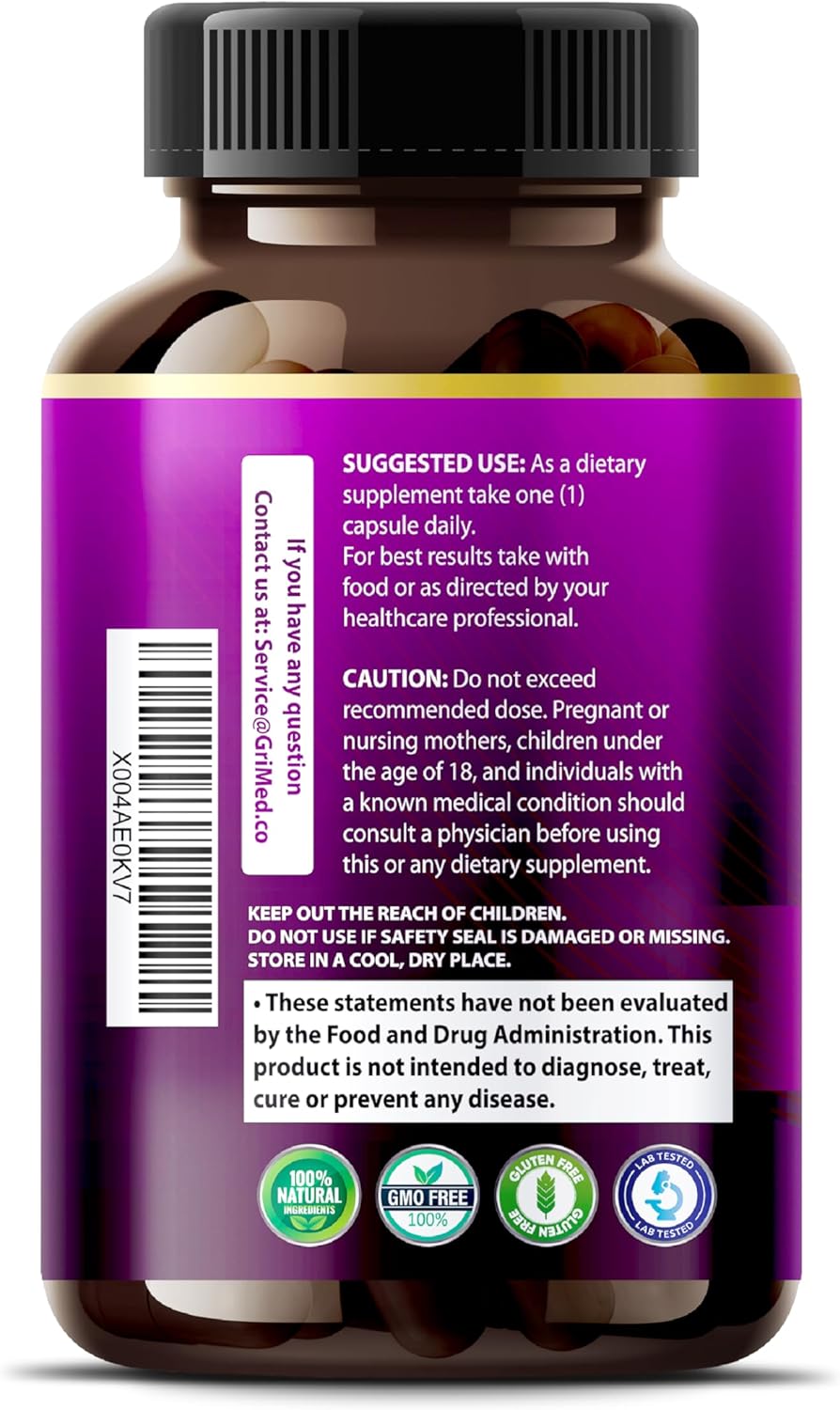 Powerful Immunity Booster with GriMed Quercetin 19,800mg, Zinc, Bromelain, CoQ10, and Nattokinase - Antioxidant Support - 150 Count - Made in USA