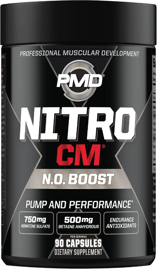 Powerful PMD NitroCM Supplement for Enhanced Muscle Growth and Recovery, 60 Capsules
