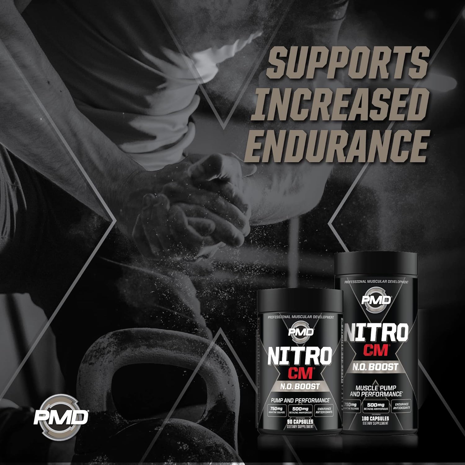 Powerful PMD NitroCM Supplement for Enhanced Muscle Growth and Recovery, 60 Capsules