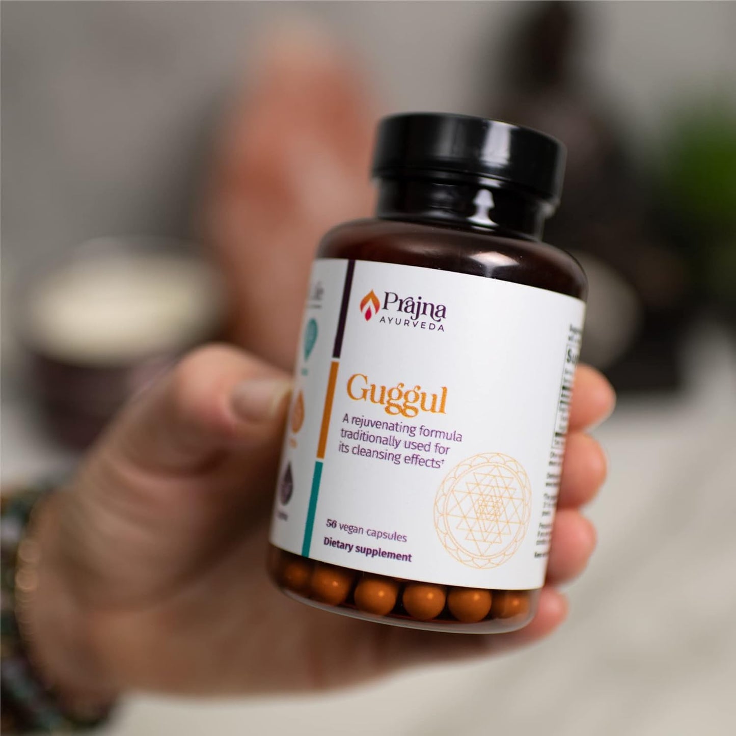 Prajna Ayurveda Guggul Formula by Dr. Kulreet Chaudhary: Cleansing Mind & Body (56 Capsules, 500 mg)