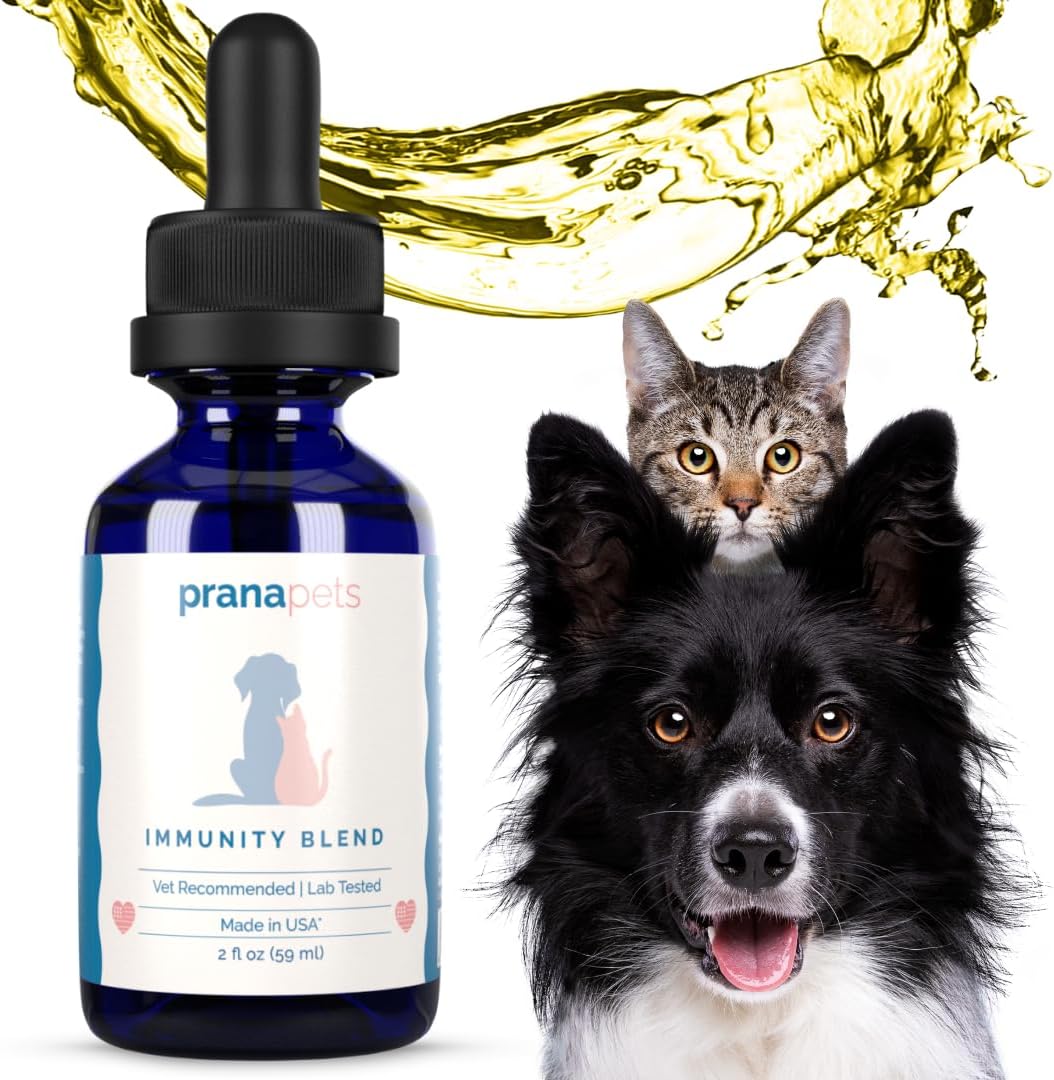 PranaPets Liver & Immunity Support Supplement for Pets - Promotes Healthy Liver & Immune System Function in Dogs & Cats