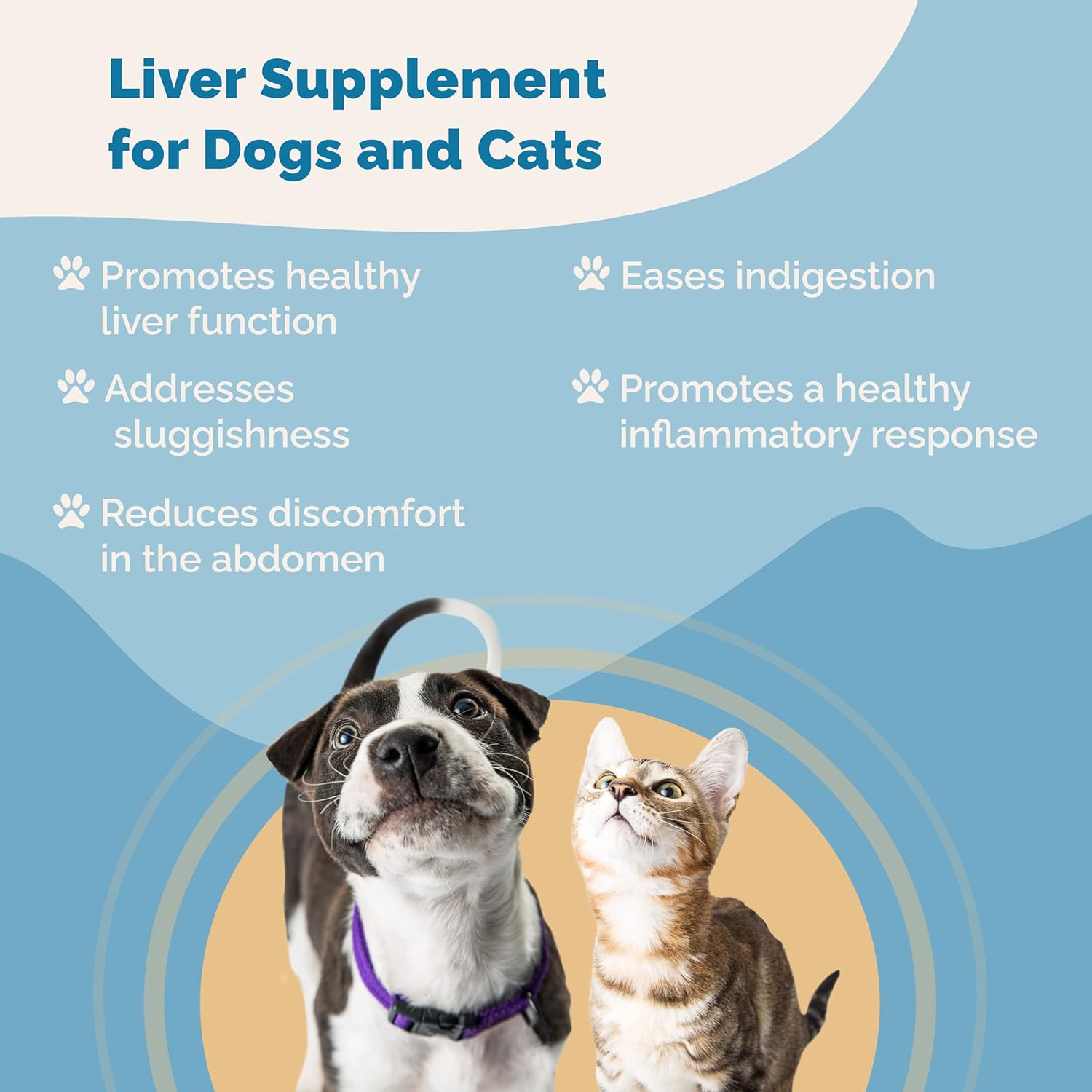 PranaPets Liver & Immunity Support Supplement for Pets - Promotes Healthy Liver & Immune System Function in Dogs & Cats