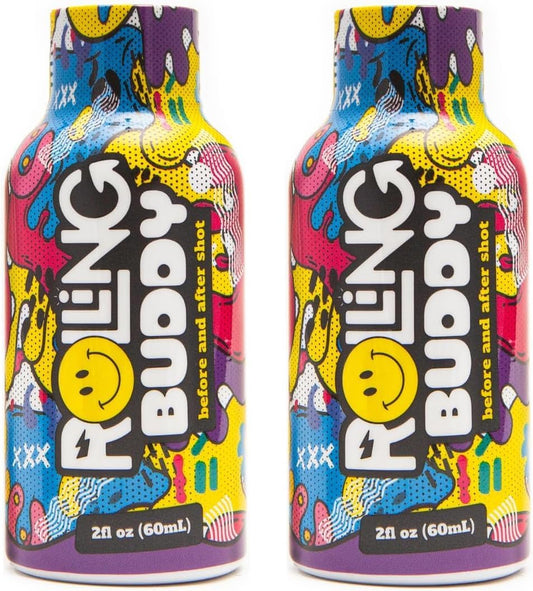 Pre and Post Rave Recovery Shot - Antioxidant Blend for Safe Raving, Jaw Clench Relief, No 5HTP - 2-Pack of Essential Vitamin Shots