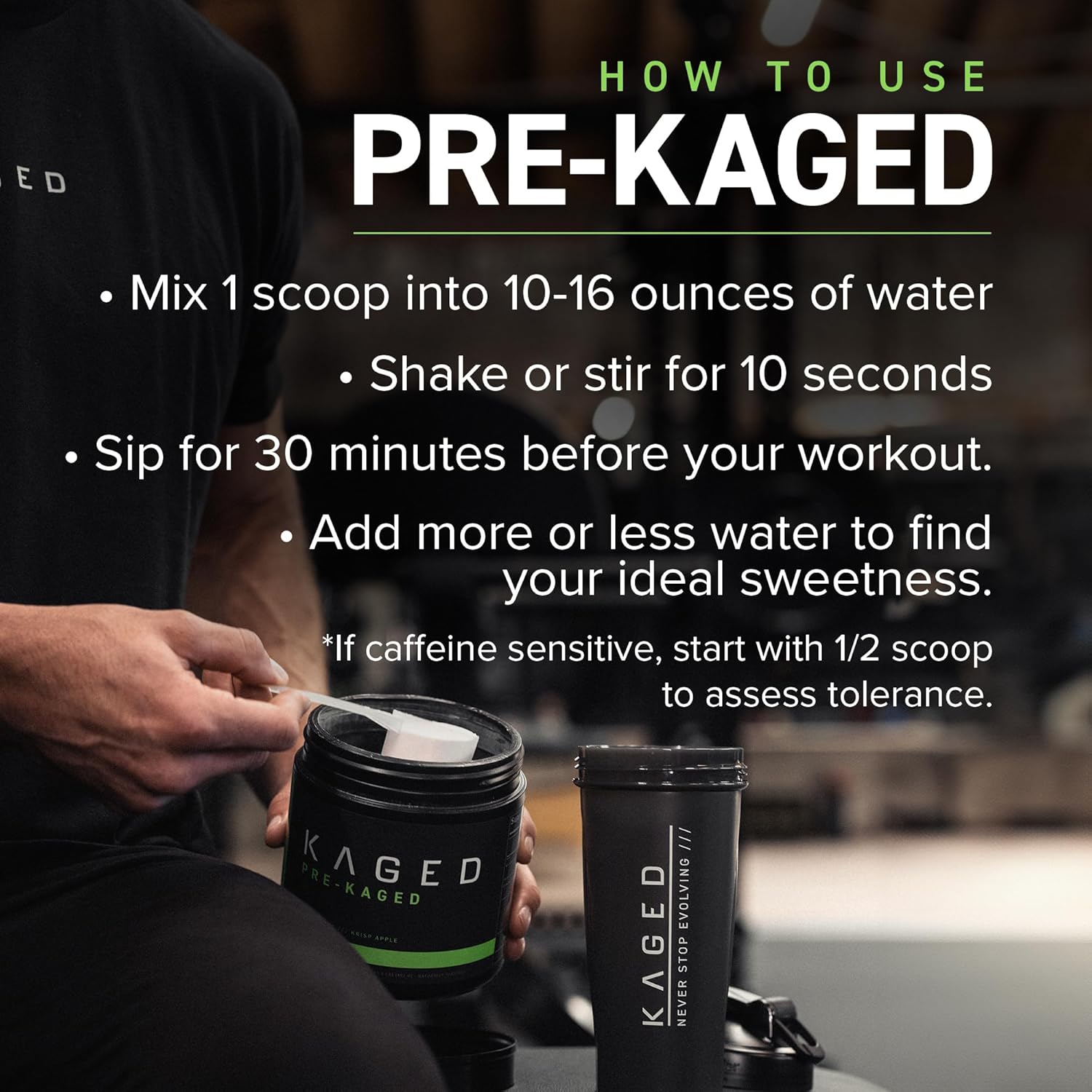 Pre-Kaged Cherry Bomb Pre Workout Powder - Formulated with Creatine, Beta Alanine, and Pure Caffeine - 20 Servings
