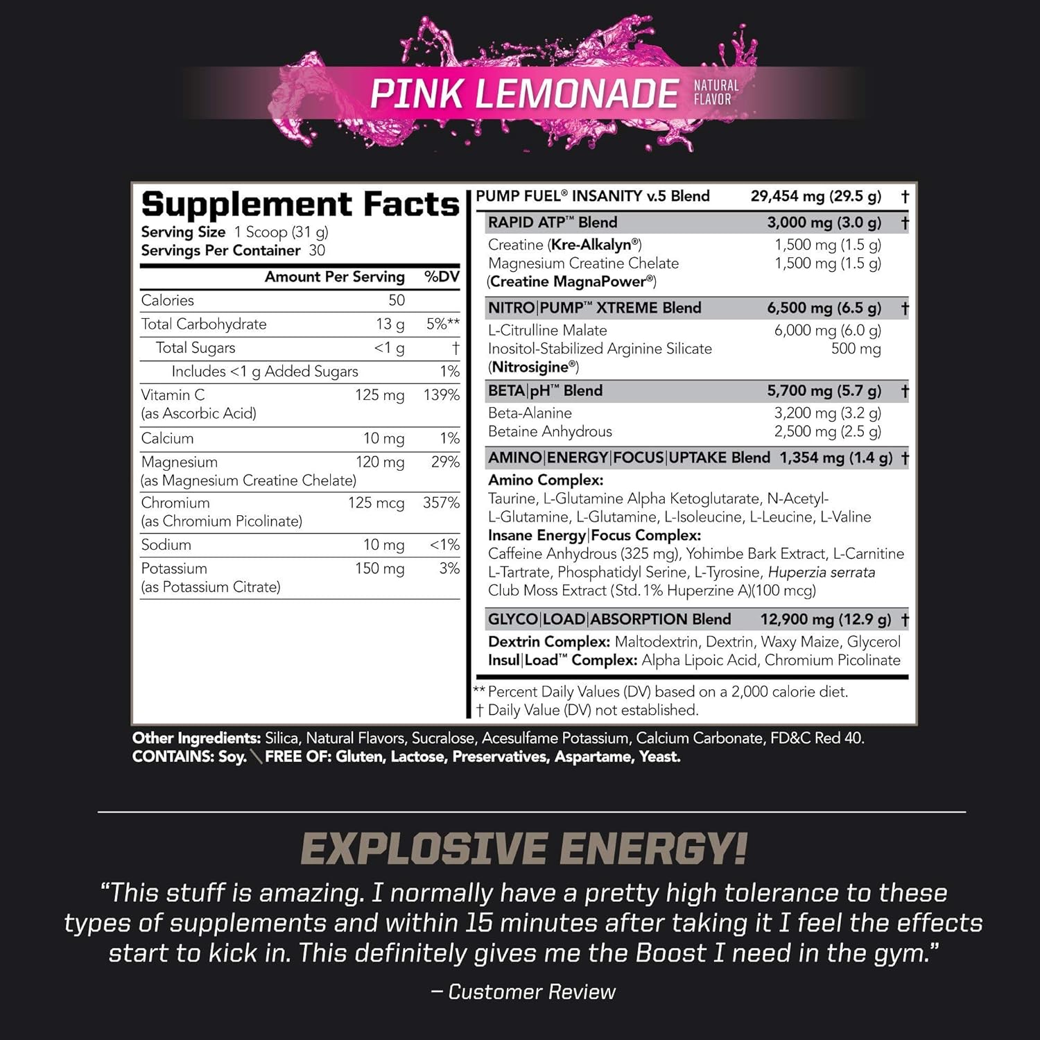 Pre Workout Combo: PMD Sports Ultra Pump Fuel Insanity Pink Lemonade + Sports Omega Cuts Elite Healthy Weight Support