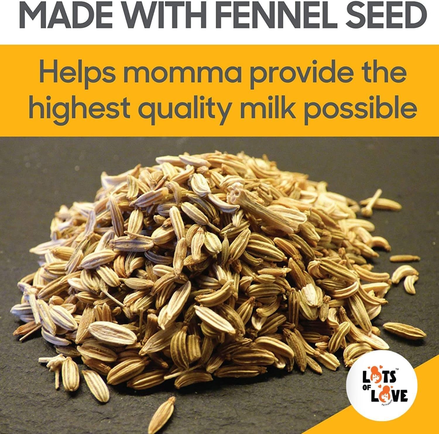 Pregnant Dog Prenatal Vitamins - 45 Tablets by Lots of Love Pet Products