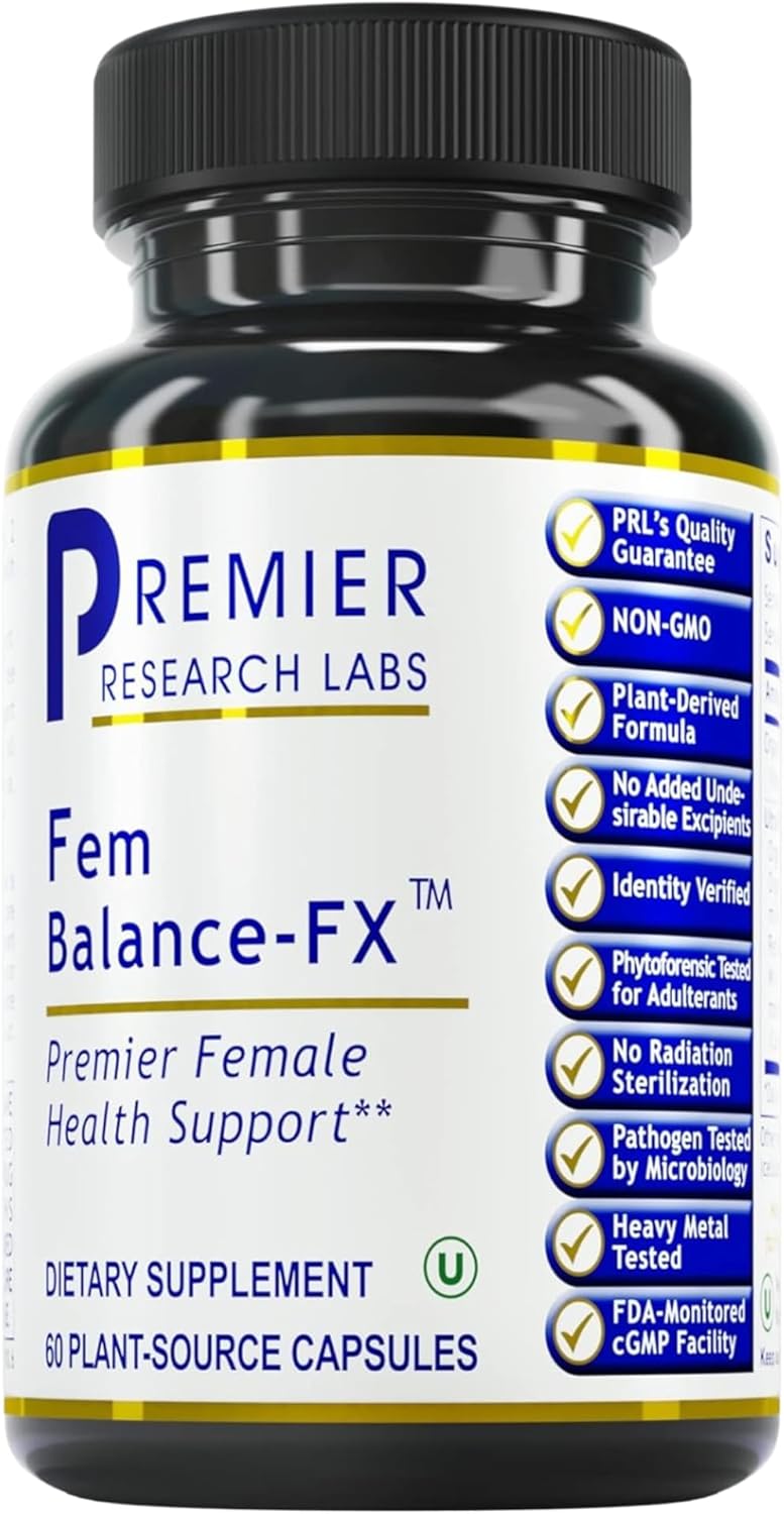 Premier Research Labs Fem Balance-FX Capsules - Vegan Formula for Female Health Support