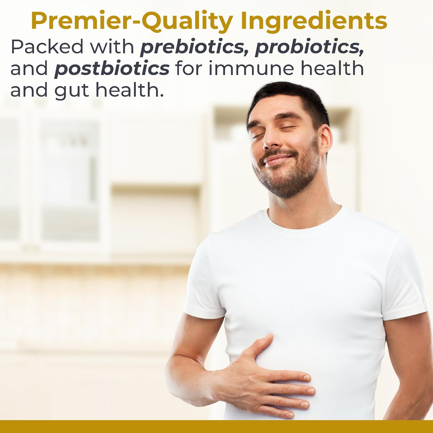 Premier Research Labs Prebiotic, Probiotic, and Postbiotic Capsules for Gut Health and Immune Support - 30 Vegetarian Softgels