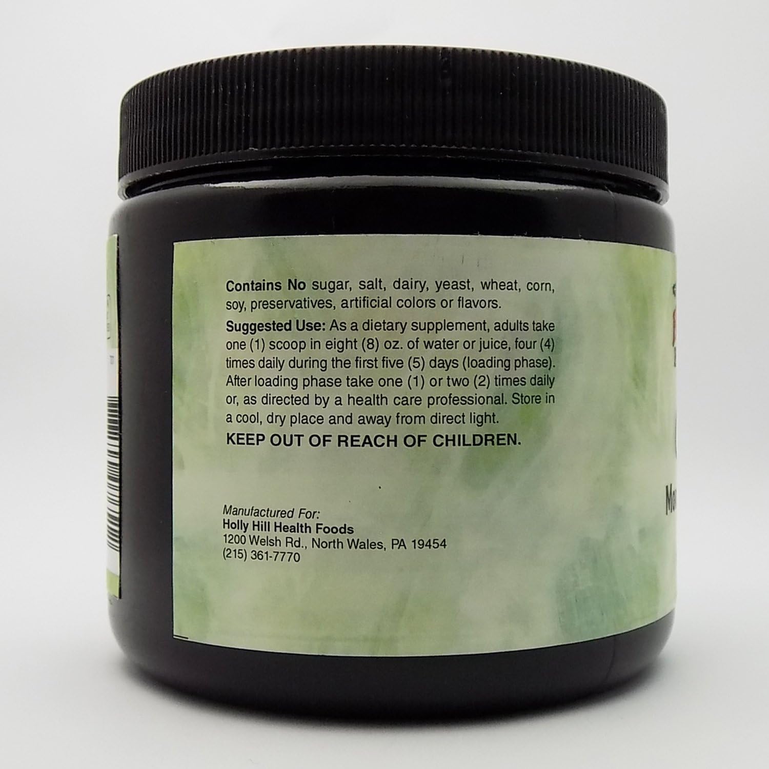 Premium 100% Pure Creatine Monohydrate Powder - 8.8 Ounces by Holly Hill Health Foods