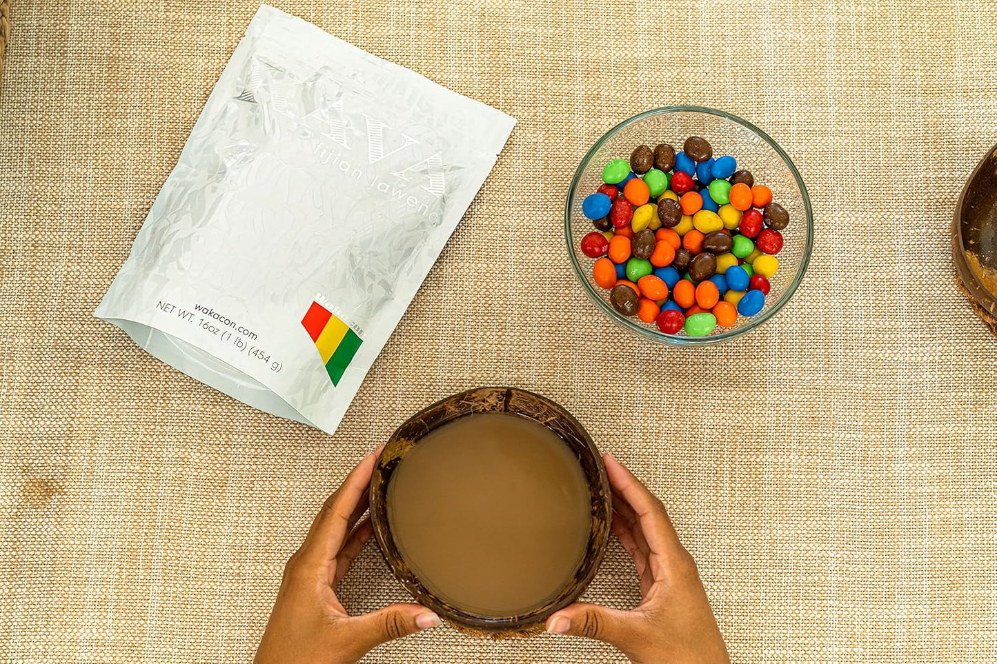 Premium 16 Oz Wakacon Kava Lawena Powder - Authentic Noble Crown Root from Fiji - Responsibly Sourced