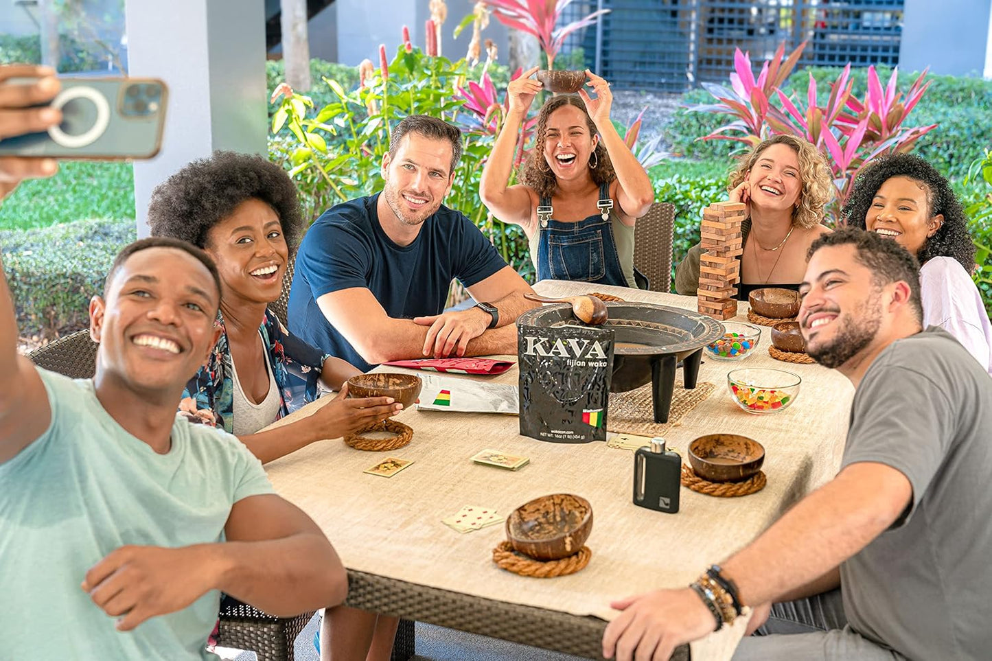 Premium 16 Oz Wakacon Kava Lawena Powder - Authentic Noble Crown Root from Fiji - Responsibly Sourced