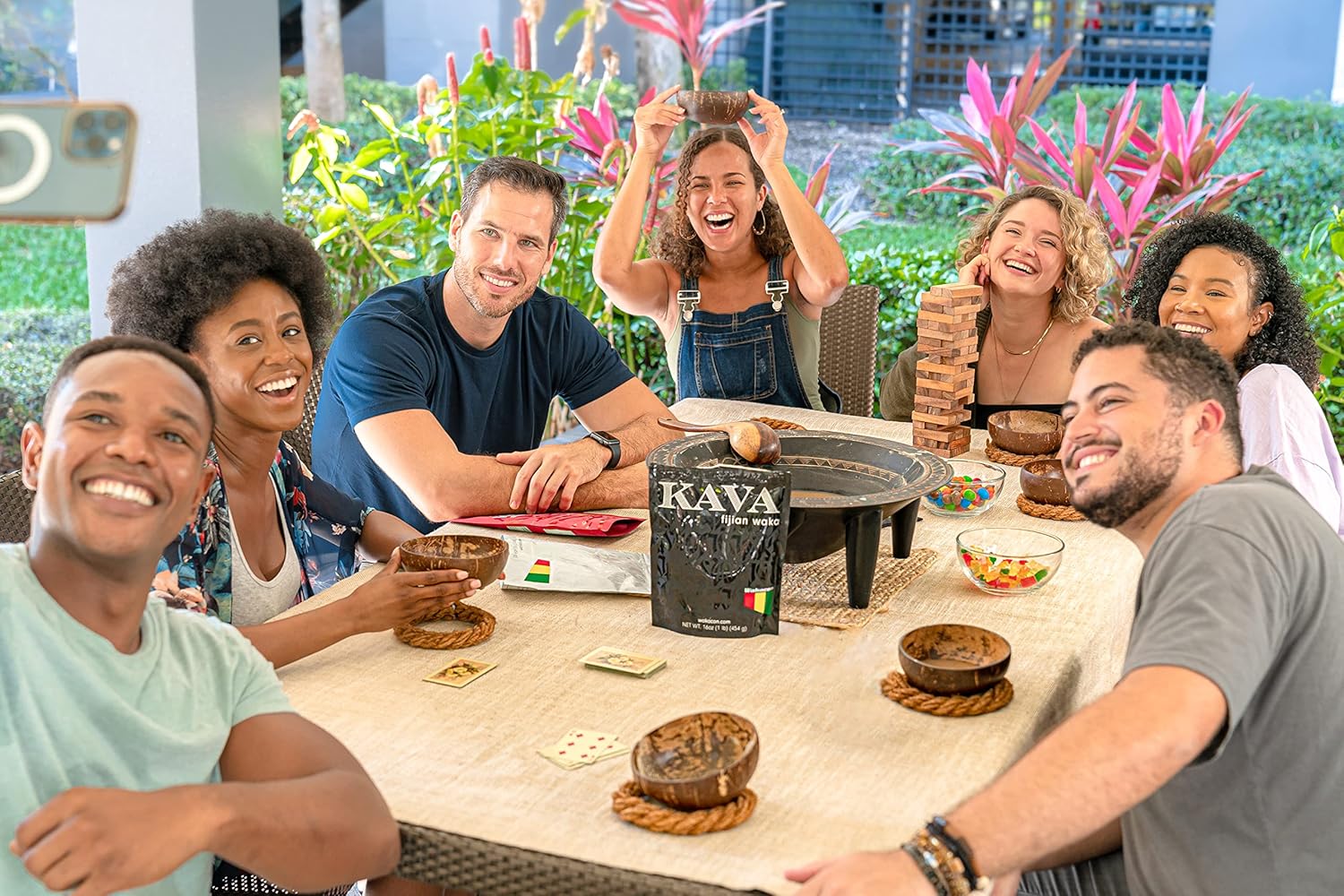 Premium 16 Oz Wakacon Kava Waka Powder from Fiji - Authentic Noble Kava Root Powder - Responsibly Sourced