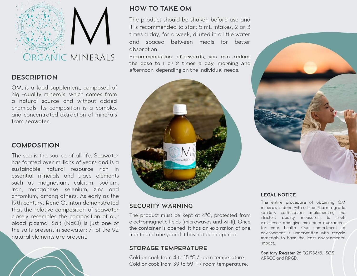 Premium 250 mL Monatomic Ormus Organic Minerals from Atlantic Waters - Concentrated Pure Minerals - 1 Unit