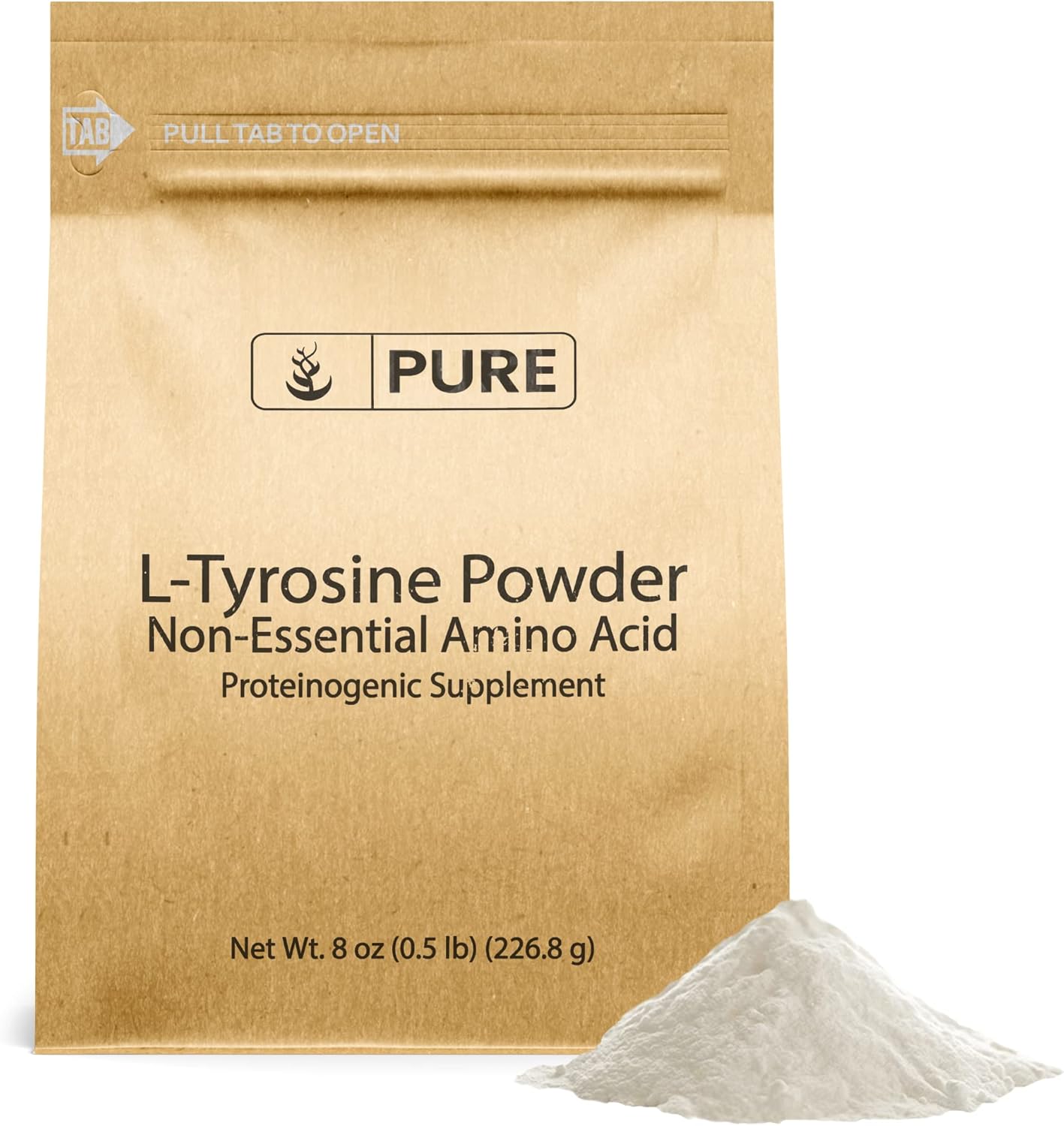 Premium 8oz L-Tyrosine Powder Supplement with Pure Non-Essential Amino Acids