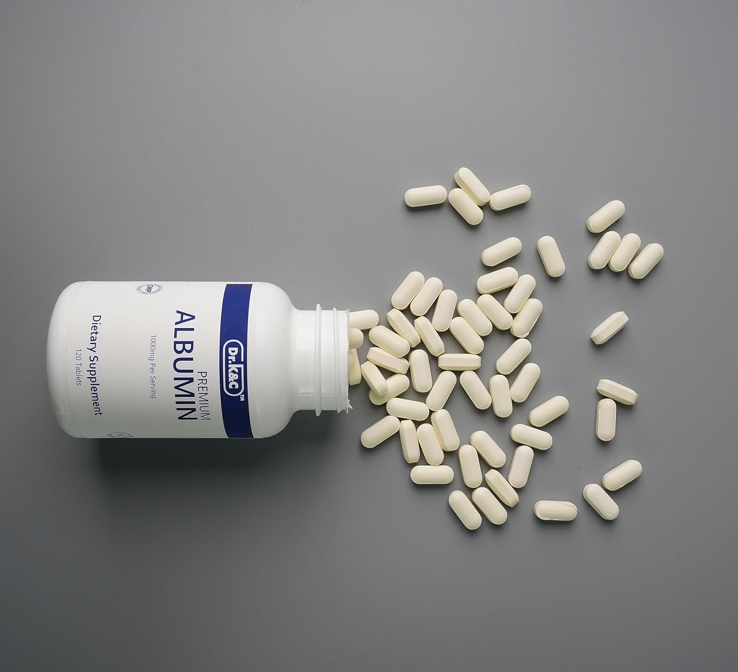 Premium Albumin Protein Supplement 1000mg - 360 Tablets for Healthy Kidney & Liver - Supports General Wellness and Energy - 3 Pack