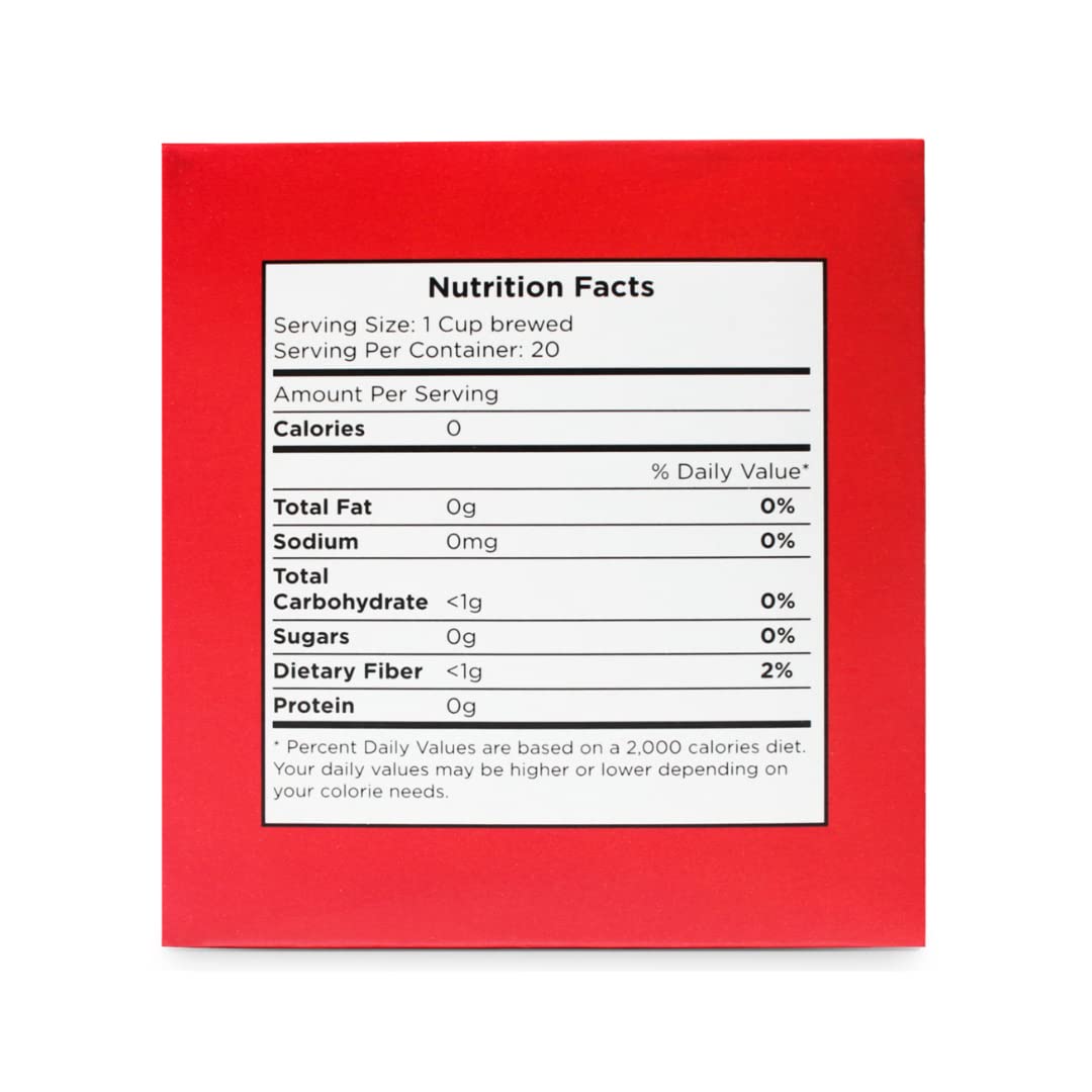 Premium American Ginseng Tea Bags - Baumann Wisconsin Panax Ginseng Herbal Tea (20 Bags) - Antioxidant Green Tea for Energy & Focus - USA Grown - Authentic Panax Ginseng