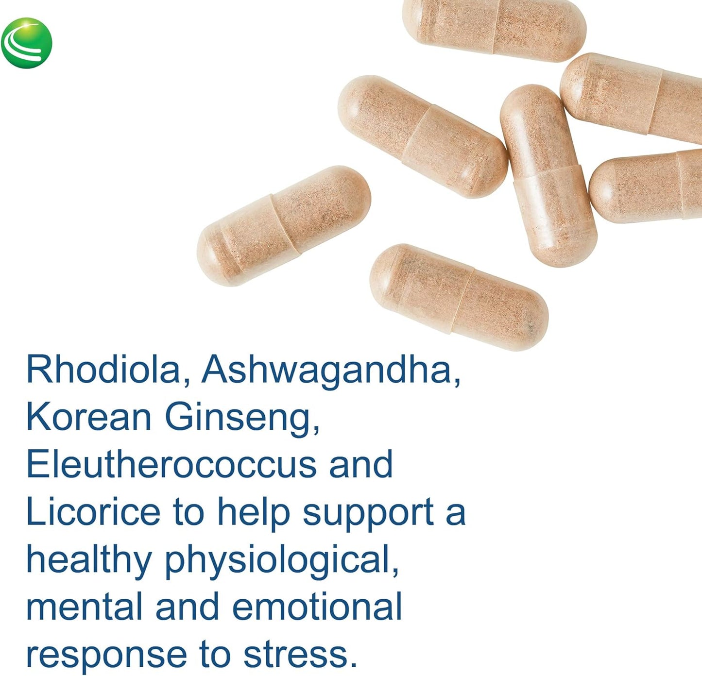 Premium Ashwagandha, Rhodiola & Korean Ginseng Capsules by Nutra Biogenesis BioAdaptogen Ultra - 60 Count