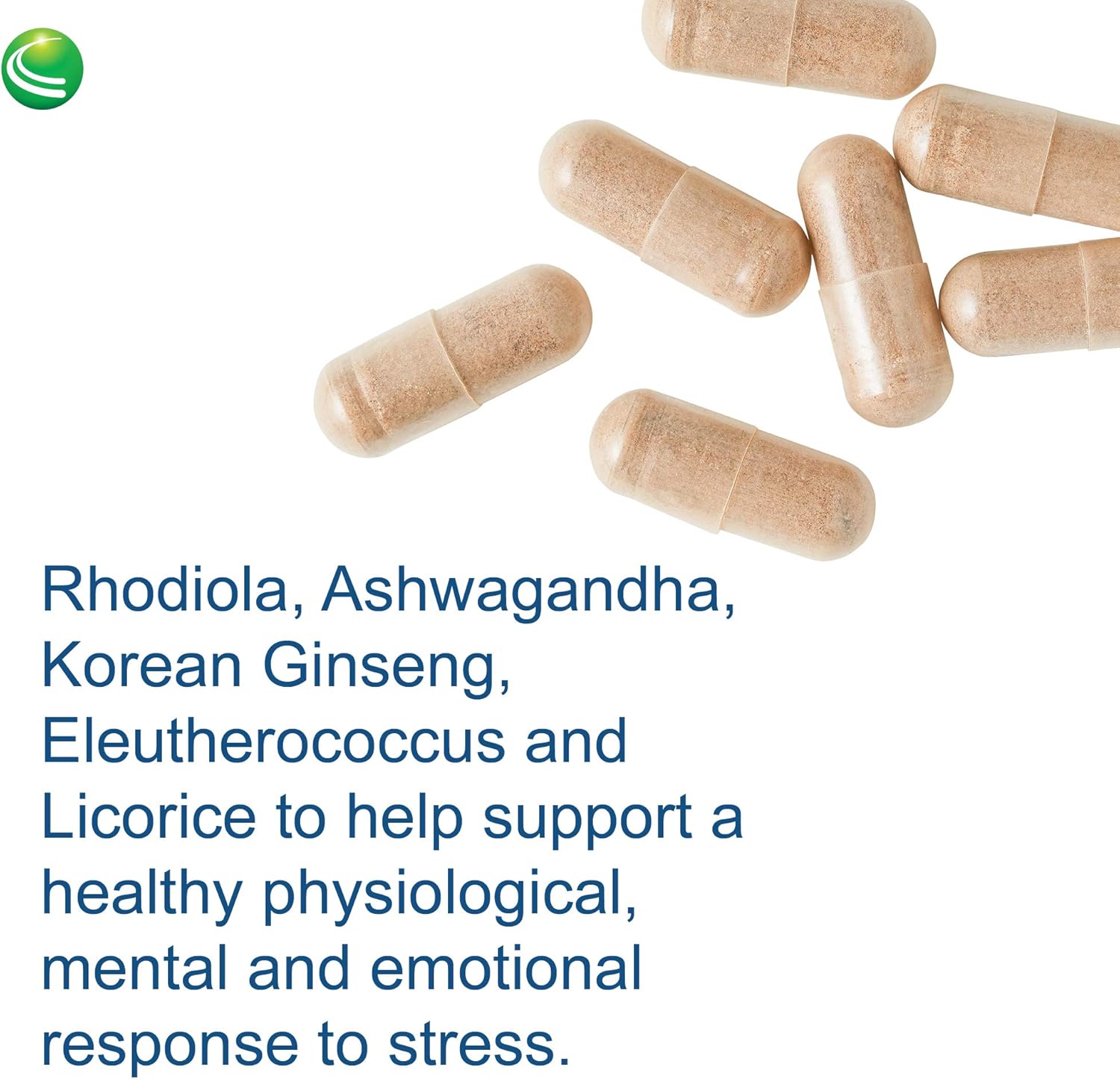 Premium Ashwagandha, Rhodiola & Korean Ginseng Capsules by Nutra Biogenesis BioAdaptogen Ultra - 60 Count