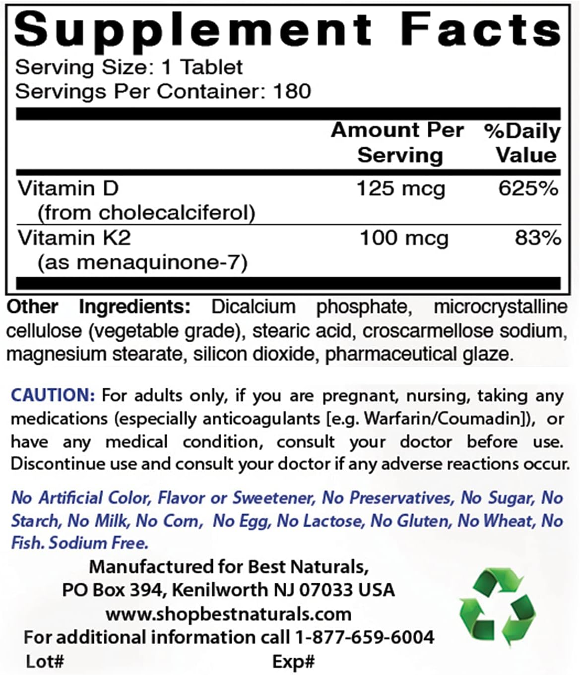 Premium Astragalus Supplement with Vitamin K2 (MK7) and D3 - 1000 mg Strength for Immune Support