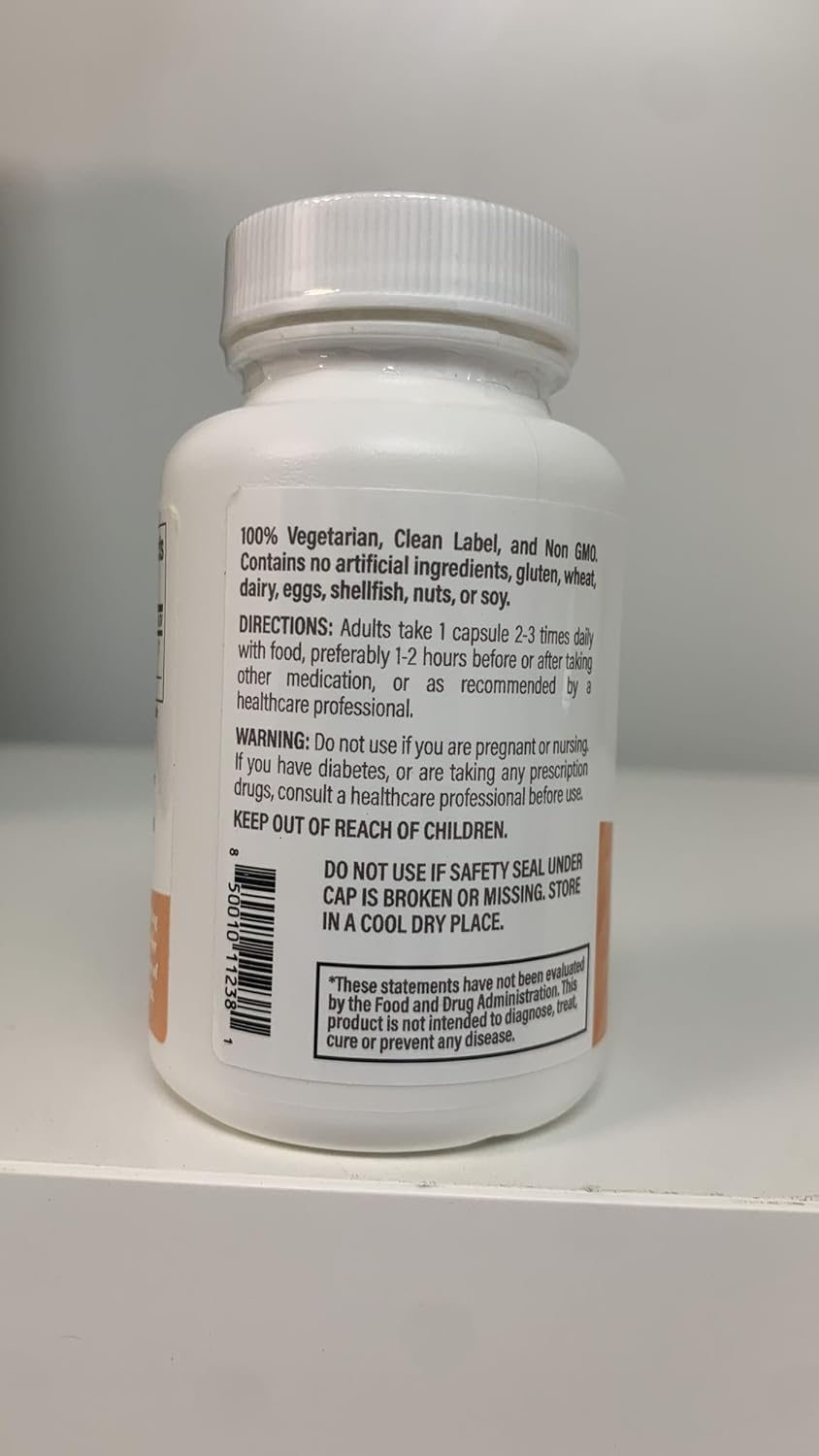 Premium Berberine HCL Supplement for Cardiovascular and Metabolic Health - Non-GMO 500mg Extract - 60 Vegetable Capsules by NewLife Naturals