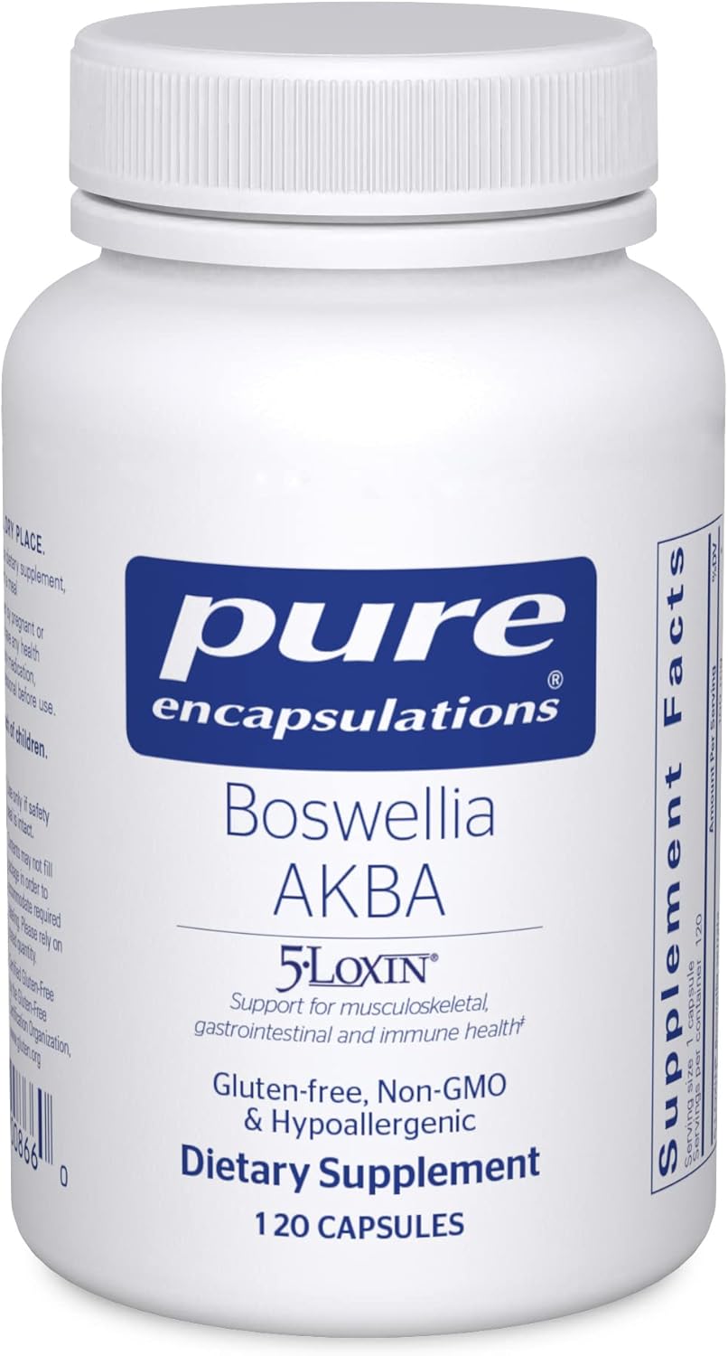 Premium Boswellia AKBA Capsules - Promotes Joint, Colon, & Immune System Health - 5-LOXIN Extract - Vegan & Non-GMO - 120 Count