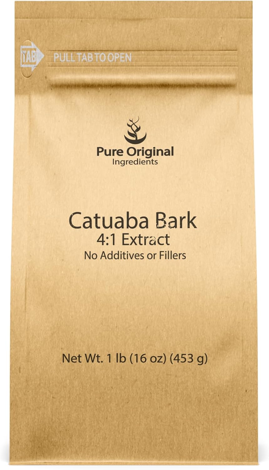 Premium Catuaba Bark Extract Powder - 1 lb, 4:1 Concentration - Pure Herbal Dietary Supplement
