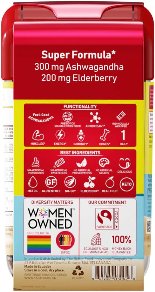 Premium Chocolate Multivitamin for Kids with Immune Support - Four Times Stronger