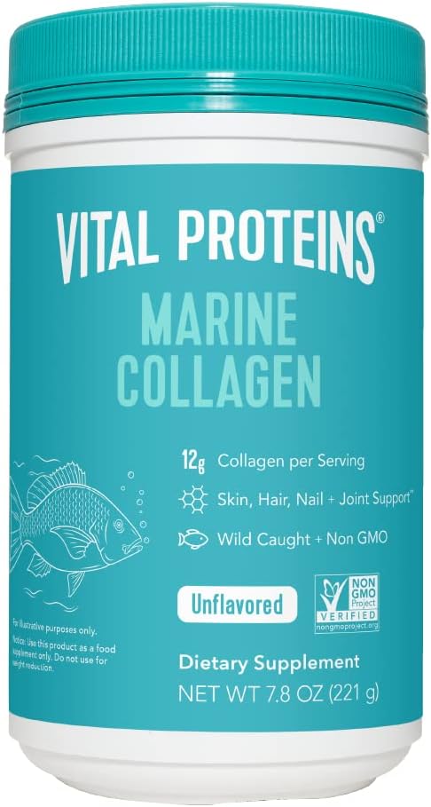 Premium Collagen Peptides Powder Blend with Unflavored Marine Collagen - 9.33 OZ