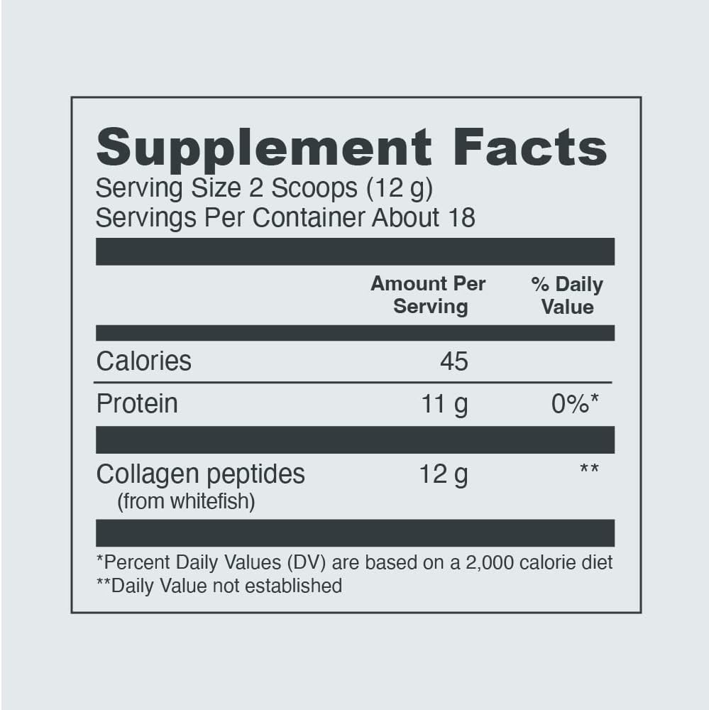 Premium Collagen Peptides Powder Blend with Unflavored Marine Collagen - 9.33 OZ