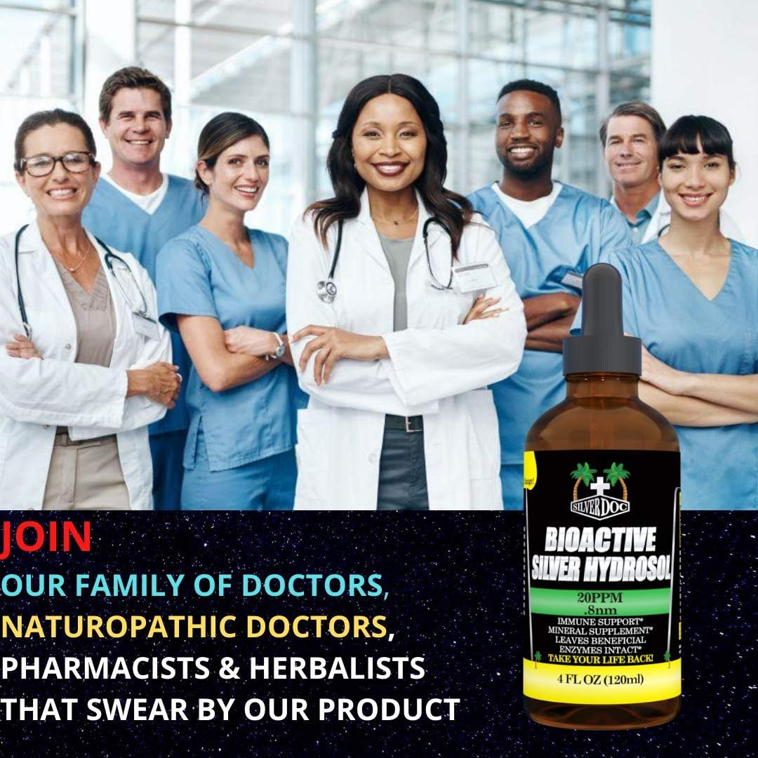 Premium Colloidal Silver Hydrosol Dropper for Immune Support - Potent 2-4oz Bottles - Natural Alternative with Maximum Effectiveness