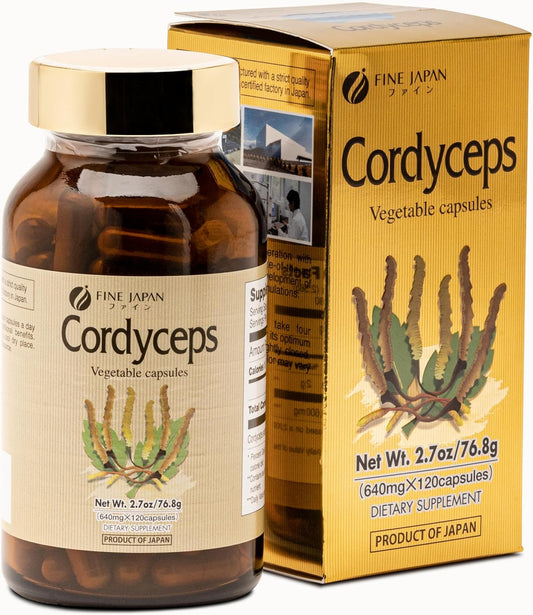 Premium Cordyceps Mushroom Capsules - Powerful Militaris and Sinensis Extract for Optimal Health Support, 100% Authentic Cordyceps in Easy Swallow Form