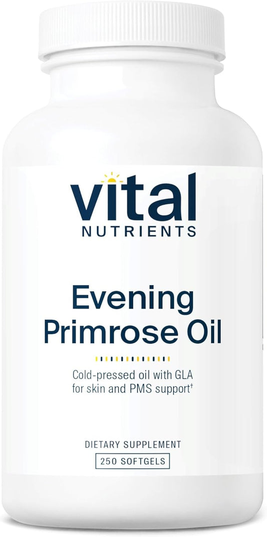 Premium Evening Primrose Oil Supplement for Women | 1000mg Softgels | Rich in GLA Omega-6 Fatty Acid | Skin and PMS Support | Gluten, Dairy, Soy Free | Non-GMO | 250 Count - BoostGo Australia