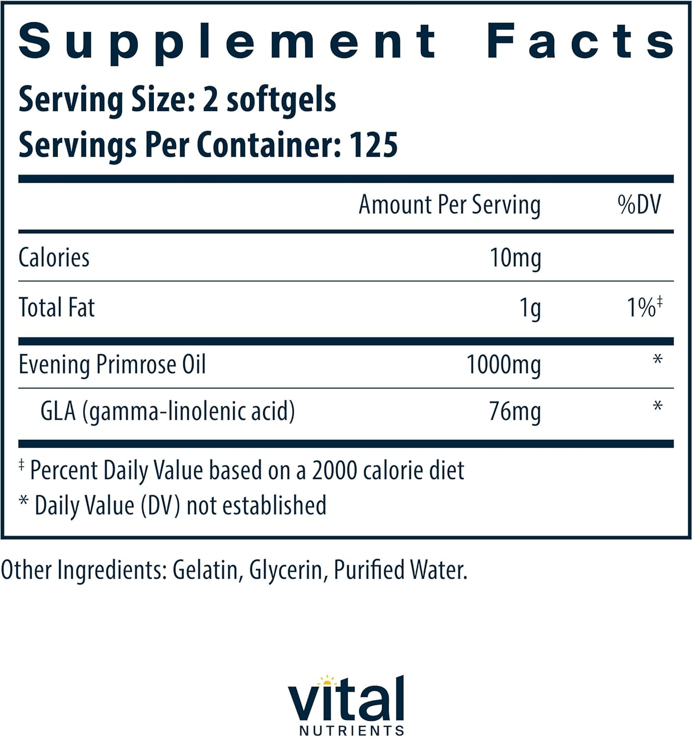 Premium Evening Primrose Oil Supplement for Women | 1000mg Softgels | Rich in GLA Omega-6 Fatty Acid | Skin and PMS Support | Gluten, Dairy, Soy Free | Non-GMO | 250 Count - BoostGo Australia