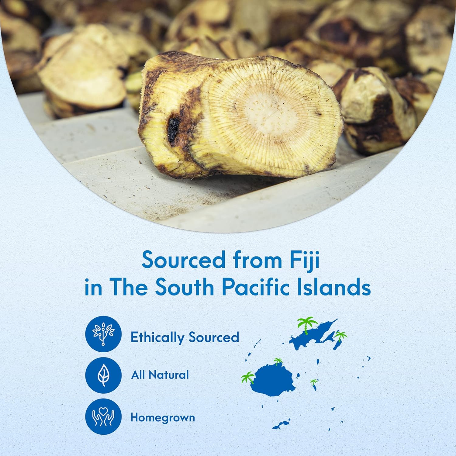 Premium Fiji Kava Kava Powder: All-Natural Micronized Instant Drink Mix, 3.5 oz/100g