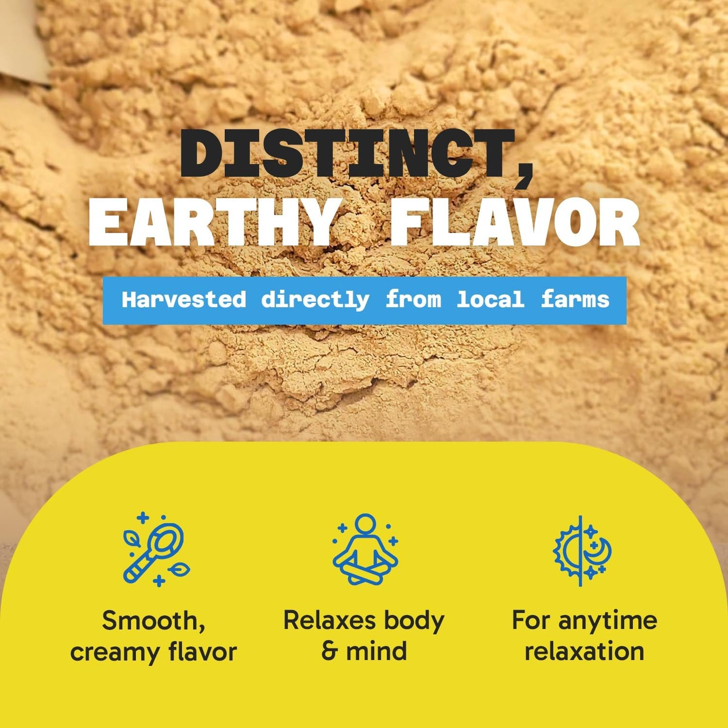 Premium Fiji Vanua Kava-Malo Tonga Kava Drink Powder, 8oz - Smooth & Creamy Traditional Kava Root Powder, Easy to Prepare