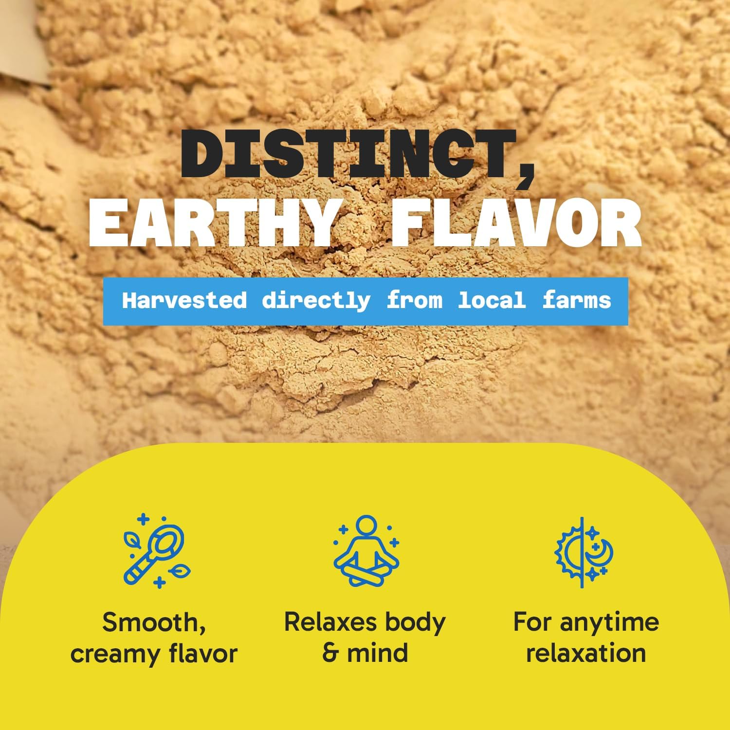 Premium Fiji Vanua Kava-Malo Tonga Kava Drink Powder, 8oz - Smooth & Creamy Traditional Kava Root Powder, Easy to Prepare