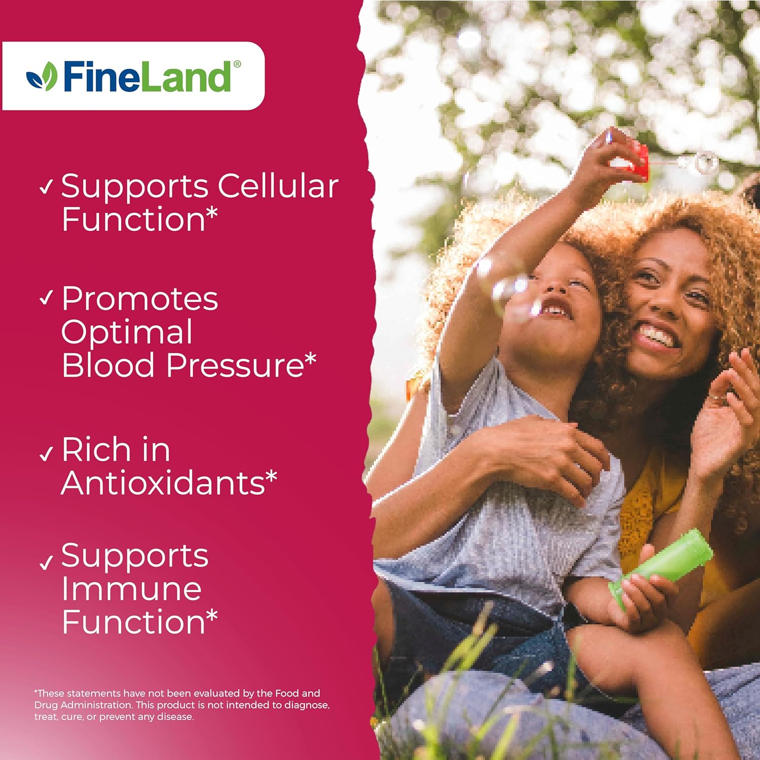 Premium FineLand Pomegranate Extract Capsules - 8,000mg Eq. per Serving, 40% Ellagic Acid, Antioxidant & DNA Support - 120 Capsules, 4 Month Supply