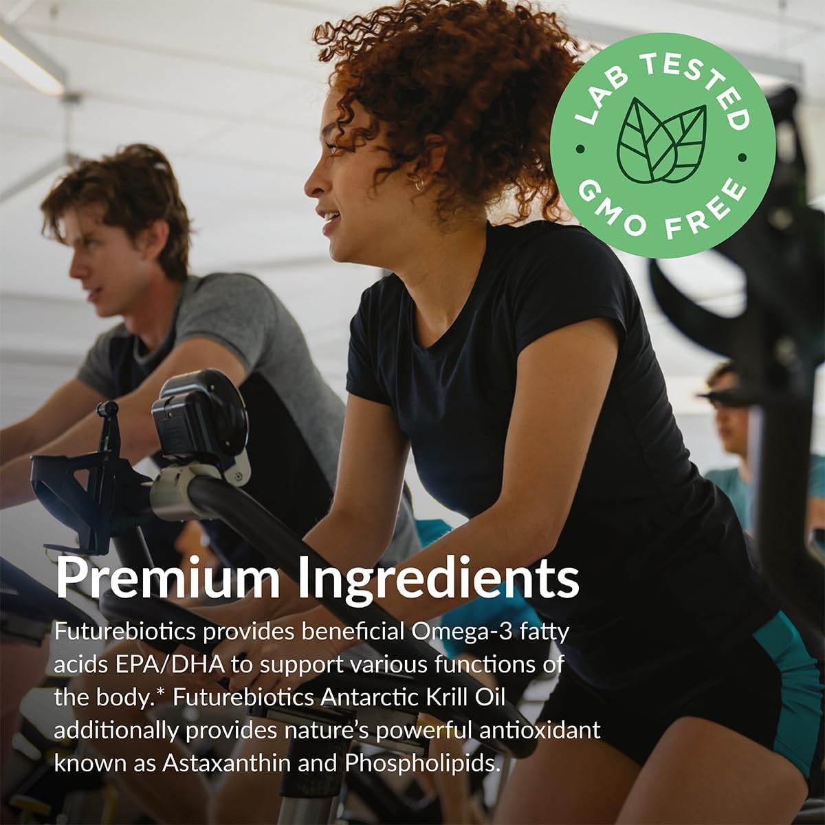 Premium Futurebiotics Antarctic Krill Oil 1000mg Softgels - Omega-3s, Astaxanthin, Phospholipids - Non GMO, Heavy Metal Tested - 250 Softgels
