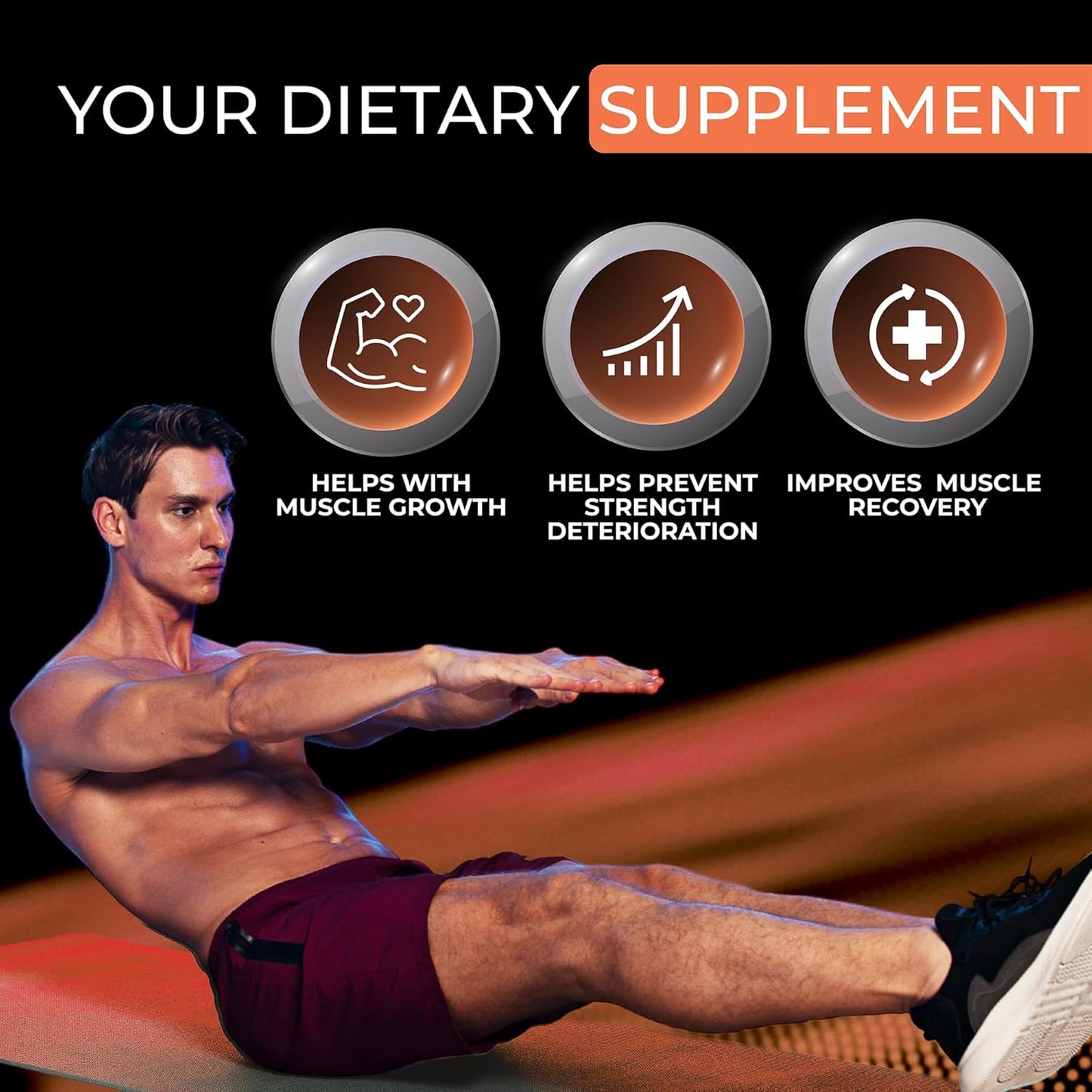 Premium Glutamine Supplement by Wunderfit Labs for Enhanced Muscle Recovery and Immune Support