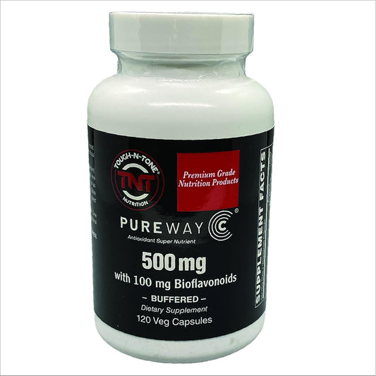 Premium Grade PureWay-C® Vitamin C Capsules - 500mg, Vegetarian Friendly
