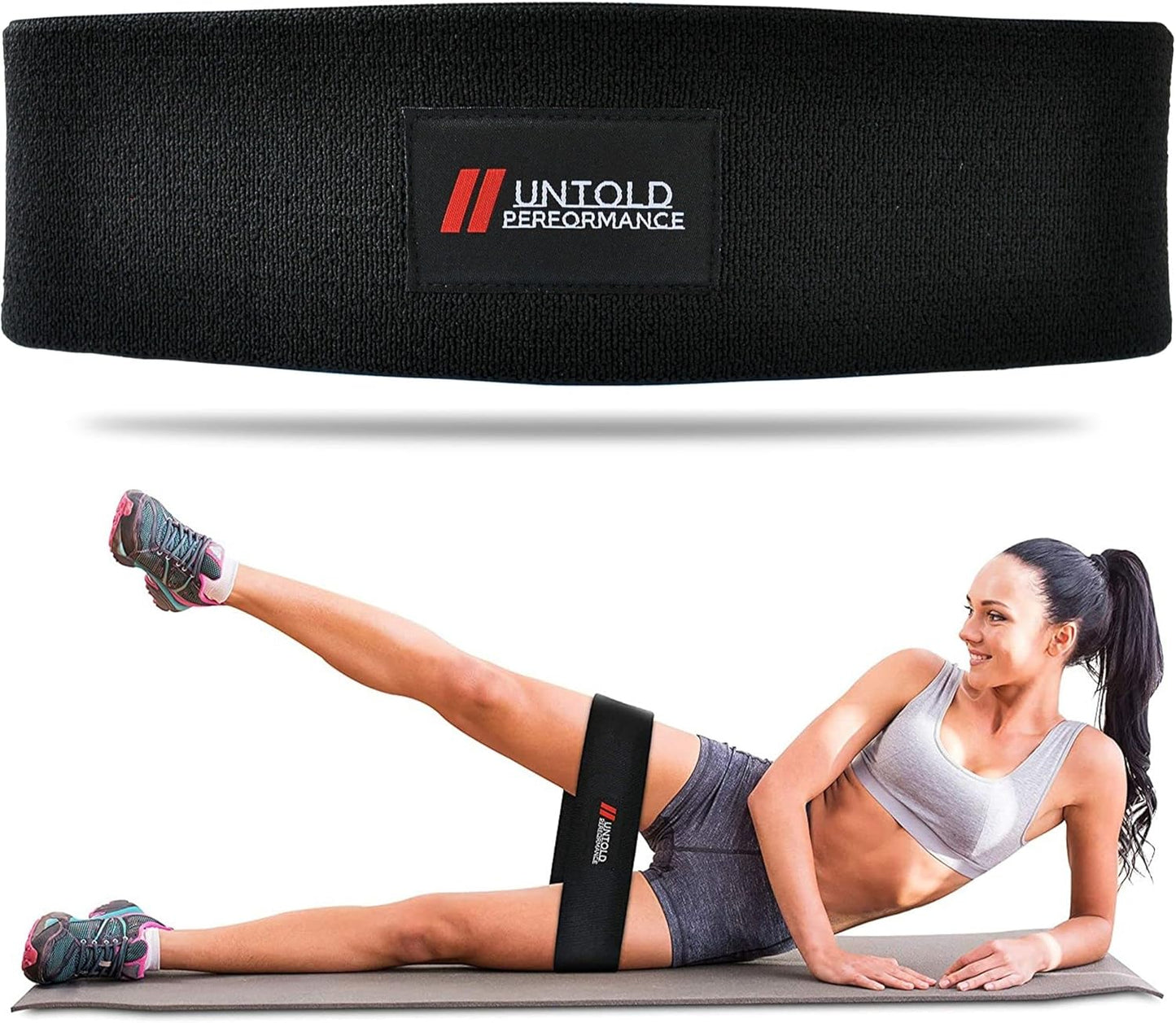 Premium Heavy Resistance Bands for Strength Training & Glute Workouts - Durable Hip Bands for Fitness & Flexibility Exercises