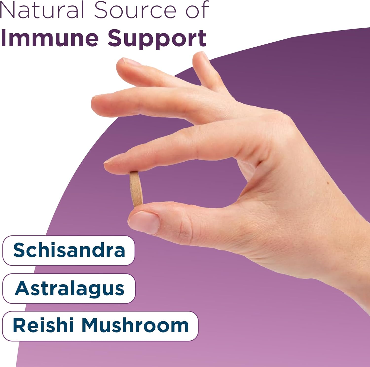 Premium Herbal Formula for Immune Health with Reishi Mushroom, Astragalus, Schisandra, and Eleuthero Extract - 90 Tablets by Univera