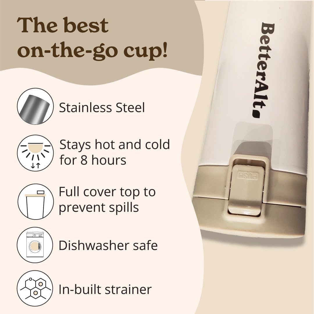 Premium Himalayan Shilajit Resin for Men & Women with Tea Tumbler - High Potency Gold Grade Formula