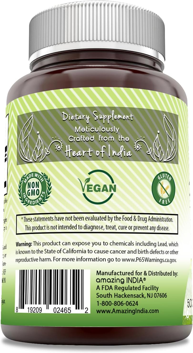 Premium India Bitter Melon Supplement 500mg - 120 Veg Caps - Non-GMO & Gluten Free - High Quality Herbal Extract