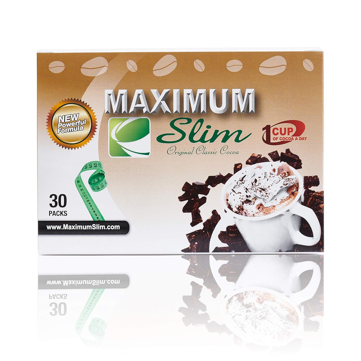 Premium Instant Cocoa with Natural Herbal Extracts for Energy & Vitality - Creamy & Delicious 4-in-1 Formula for Maximum Satisfaction & Taste - USA Made, 30 Ct - No Side Effects