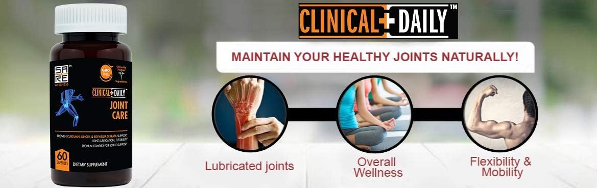 Premium Joint Support Supplement with Ginger, Turmeric, Hyaluronic Acid, and More - 60 Capsules